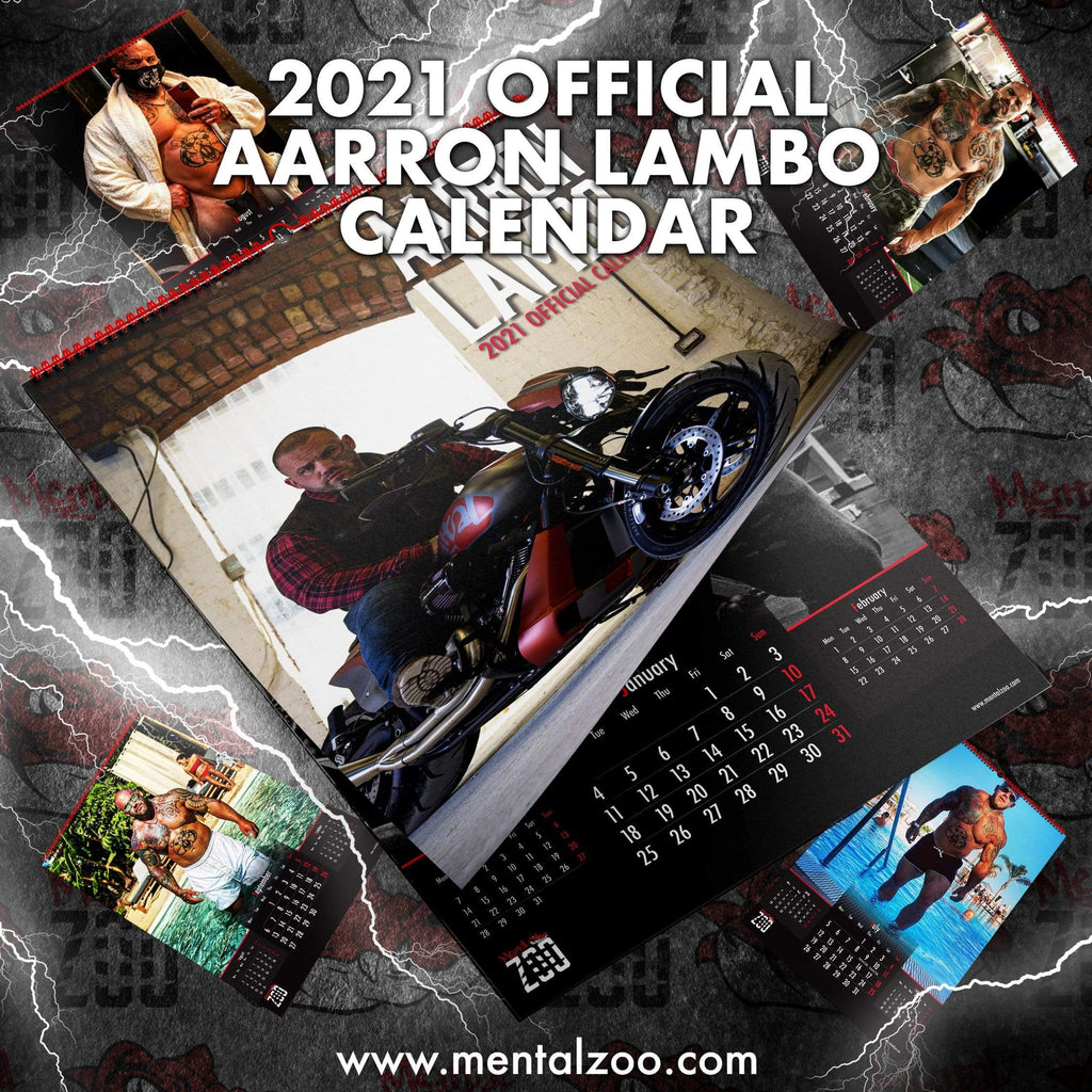Mental Hamster 2021 Limited Edition Calendar Aarron Lambo 2019 Calendar - Limited Numbers