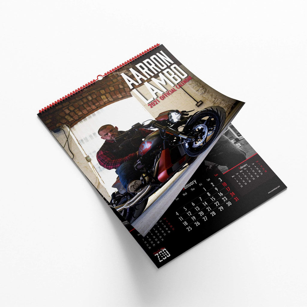 Mental Hamster 2021 Limited Edition Calendar Aarron Lambo 2021 Calendar - Limited Edition
