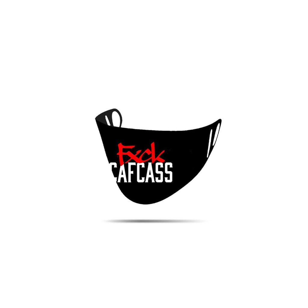 Mental Hamster Accessories Black/Red FXCK Cafcass Mental Hamster Face Cloth