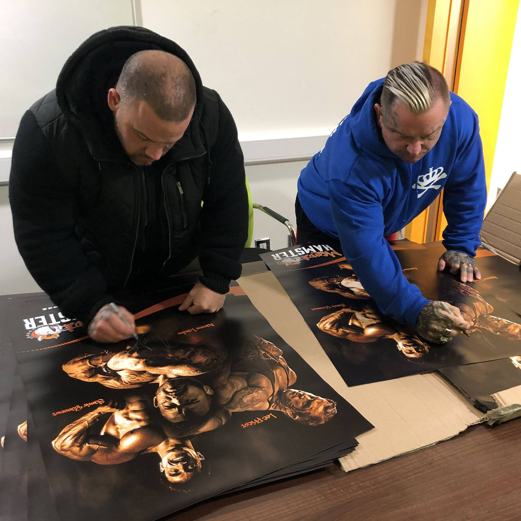 Mental Hamster Accessories Signed by Lee Priest and Aarron Lambo Limited Edition Poster - Lee Priest, Samir Bannout & Aarron Lambo
