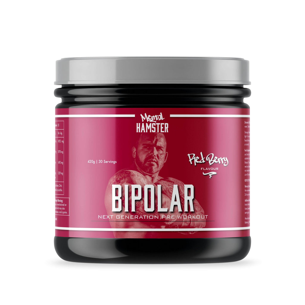 Mental Hamster Supplements 420g / Red Berry Bipolar Pre Workout